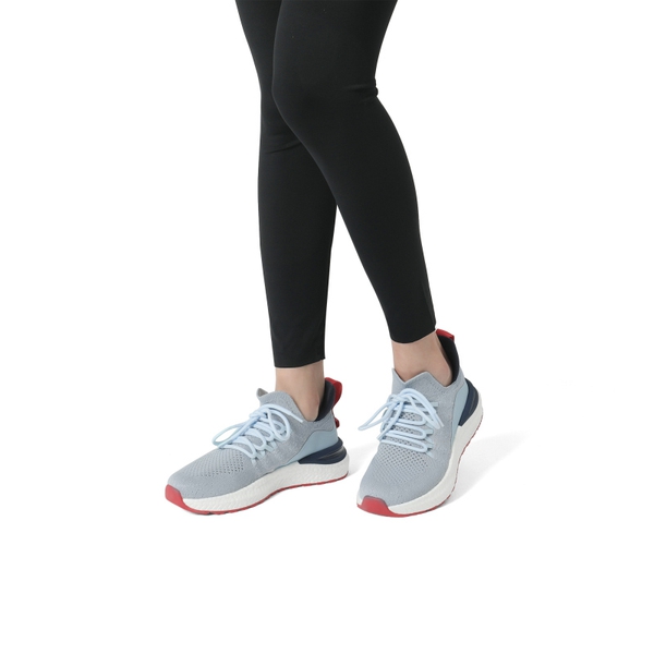Slip on Walking Sneakers - HAZE BLUE - 1